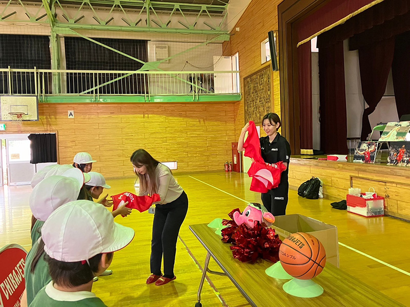 チバジェッツ学校訪問4